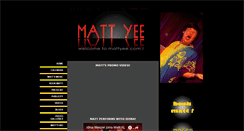 Desktop Screenshot of mattyee.com