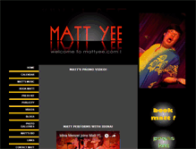Tablet Screenshot of mattyee.com